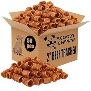 Buy Scooby Chews Buffalo Trachea for Dog (50 Pieces 2 Inch), 100% ...