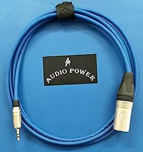 Audio Power Gold Plated 2 Male to 1 Female 3.5mm Headphone Earphone Mic ...