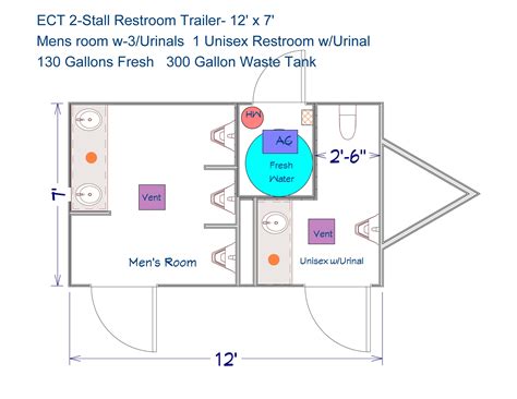 Unisex Bathroom Plan