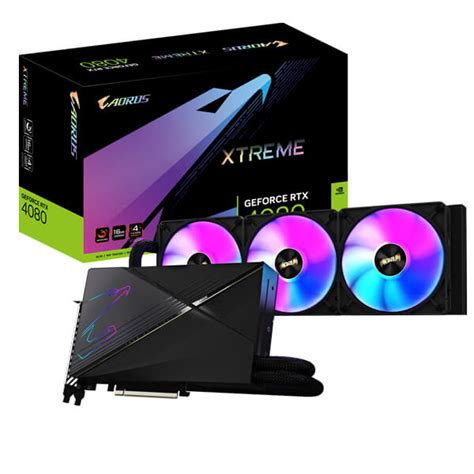 Gigabyte Aorus RTX 4080 16GB Xtreme Waterforce GPU | Mdcomputers.in