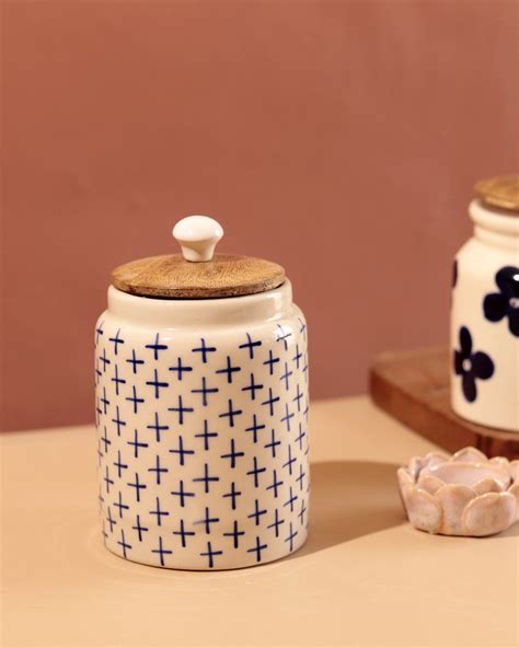Hand Painted Airtight Jar- Plus – Craftribal