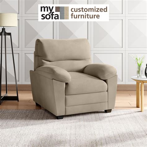 Buy Mojo Velvet 1-Seater Sofa - Customized Furniture from Home Centre ...