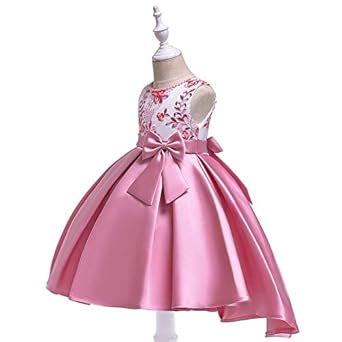 Buy XuBa Trailer Formal Dress Children Girl Manual Beads Embroidery ...