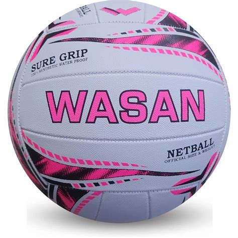 Wasan Netball Size 5,(White & Pink) : Amazon.in: Sports, Fitness & Outdoors
