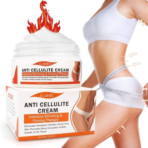 Professional Anti Cellulite & Slimming Cream - Natural Treatment for Thighs, Legs, Abdomen, Arms ...
