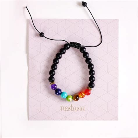 Healing Seven Chakra Bracelet Rakhi Gift Box Online - Premium Gift ...