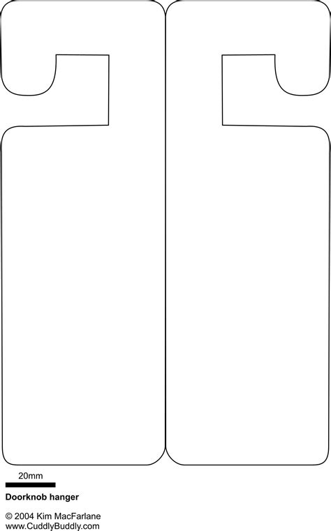 Door Hang Tag Template