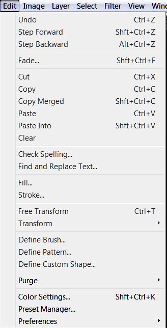 Adobe Photoshop 7.0 Full Hindi Menu Notes एडोब फोटोशॉप पूर्ण हिंदी मेनू ...