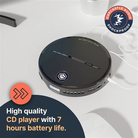 Buy CD Player Portable, Battery Playback Portable CD Player 7Hr ...