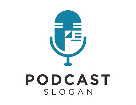 Podcast logo design | Premium Vector
