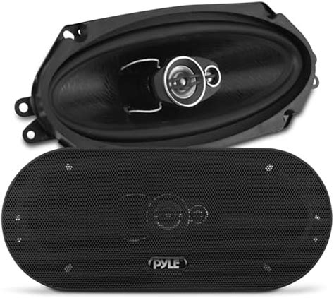 3-Way Universal Car Stereo Speakers - 300W 4" x 10" Triaxial Loud Pro ...