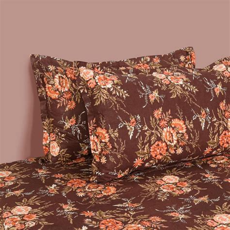 Buy SWAYAM Autumnal Reverie 160TC Blossom Queen Bedsheet Set from ...