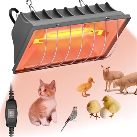 Amazon.com : Chicken Brooder Heater Lamp 175W Brooder Heating Plate for ...