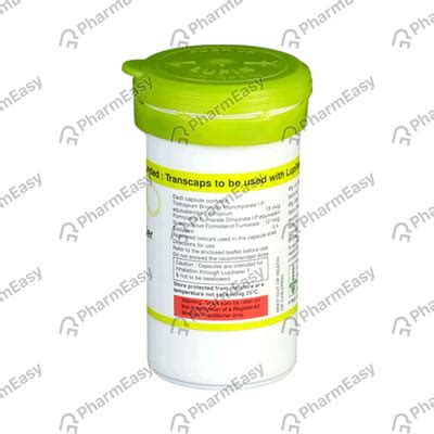 Buy Tiomate 12/18mcg Box Of 30 Transcaps Online at Flat 15% OFF | PharmEasy