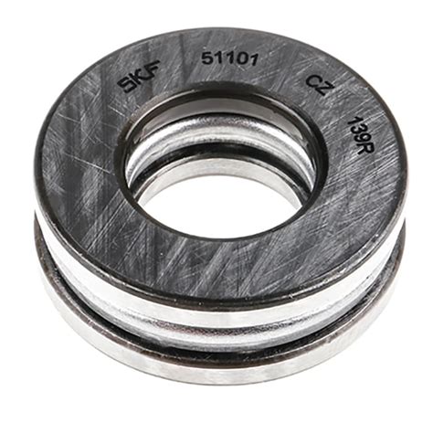 51101 SKF | SKF 51101 Thrust Ball Bearing- Open Type 12mm I.D, 26mm O.D ...