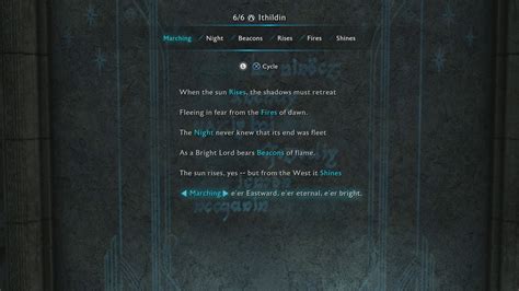 Middle-earth: Shadow of War - All Ithildin Door Poem solutions | Shacknews