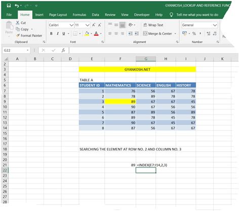 Image result for Excel Tutorial Index