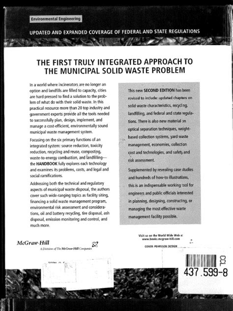 Image result for Municipal Solid Waste Management Book