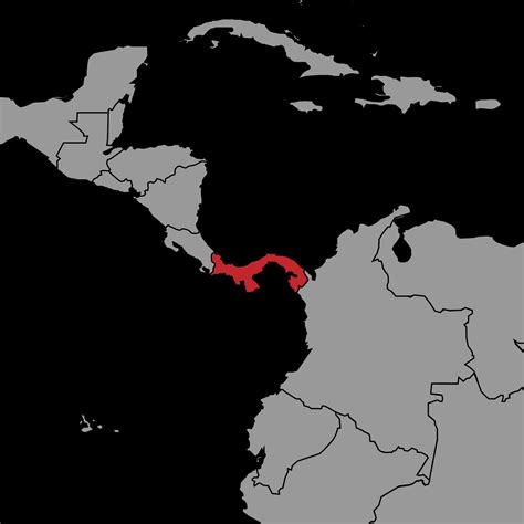 Pin map with Panama flag on world map. Vector illustration. 19550422 ...
