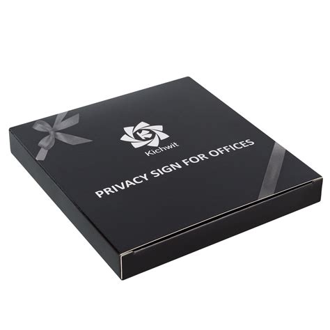 Kichwit Privacy Sign, in a Meeting Sign, Out of Office Sign, Welcome ...