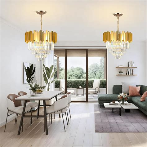 MSSIAN Modern Chandeliers Crystal Gold Luxury Round Pendant India | Ubuy