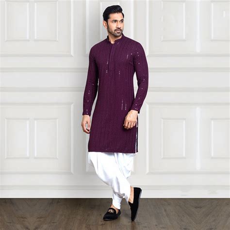 Buy Men’s Designer Kurtas & Kurta Pajamas Online | Suvidha Fashion