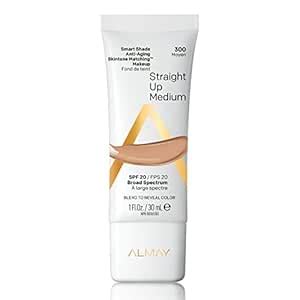 Buy Almay Smart Shade Anti Aging Skin Tone Matching Makeup, Medium/300 ...