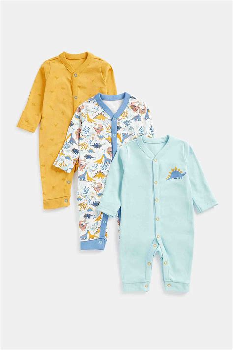 Mothercare Unisex Printed Sleepsuit - Multi