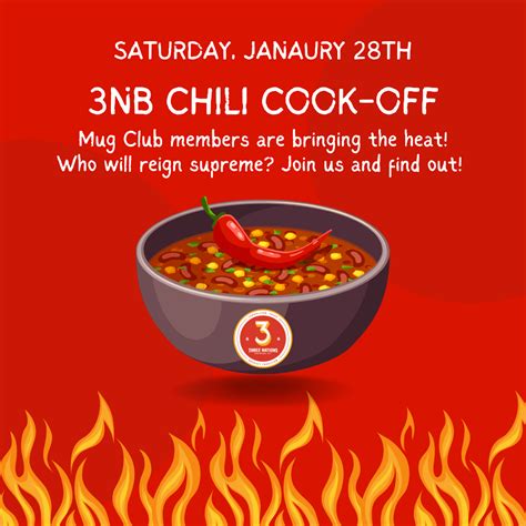 chili cook-off – 3 Nations Brewing