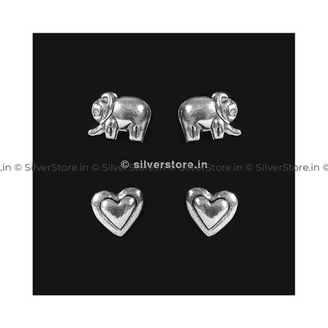 Silver Stud Earing – SilverStore.in