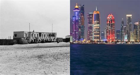 Así cambió Qatar en los últimos 50 años: del desierto a ciudades futuristas