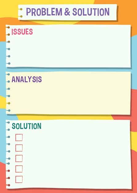 Problemsolving sheet Images - Free Download on Freepik