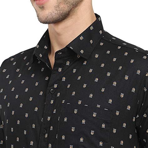 Buy V2 VALUE & VARIETY Men Full Sleeves Printed Semi Formal Shirt ...