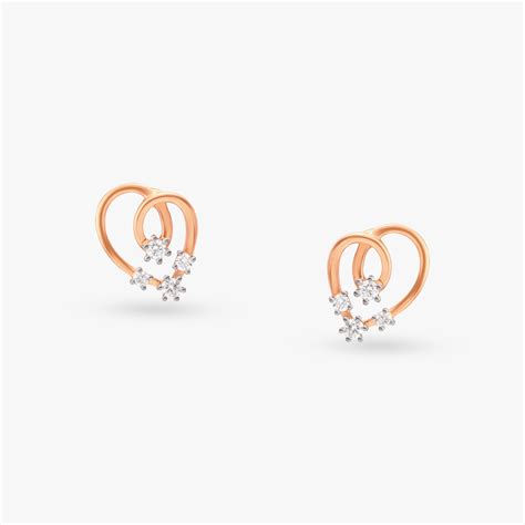 Radiant Diamond Stud Earrings