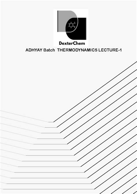 Thermodynamics-1-AR02g O4a Elinj 8R6 - ADHYAY Batch THERMODYNAMICS ...