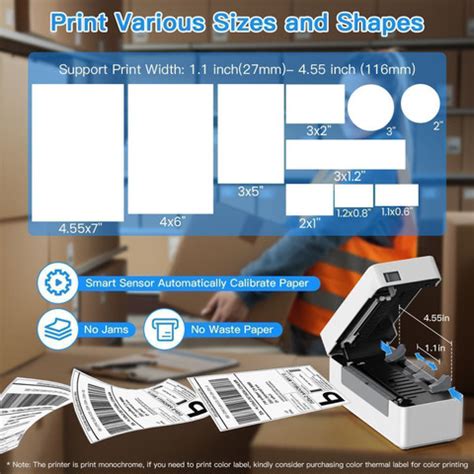 HiRobot 2054N Thermal Label Printer| 4x6" Barcode Shipping Label ...