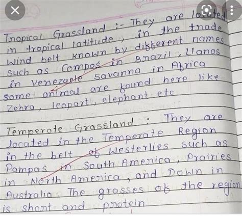 Explain tropical grasslands. - Brainly.in