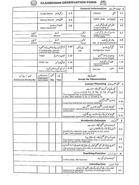 Image result for Example of Letter for Observation