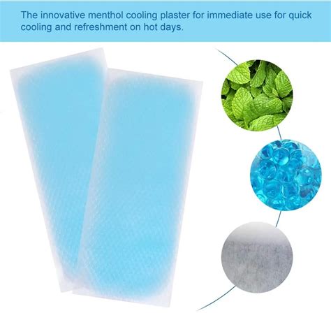 5pcs Cooling Patches For Fever Headache Heat Stroke Toothache Plaster ...
