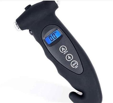 QAWACHH Digital Tire Pressure Gauge 4-IN-1 Utility Tool Tyre Pressure ...