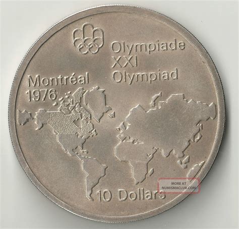 1973 Canada $10 Dollar Silver Coin - Montreal Olympics (1. 4453 Oz)