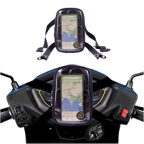 Miwings Universal Mobile Holder Mount Pouch Storage Bag for All Scooter ...