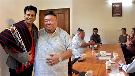 Nagaland Minister Temjen Imna Along welcomes Manoj Bajpayee and Gul ...
