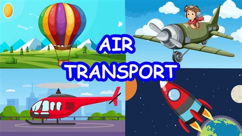 Air Transport | Kids & Nursery Rhymes | Sing Along Song | Animated ...