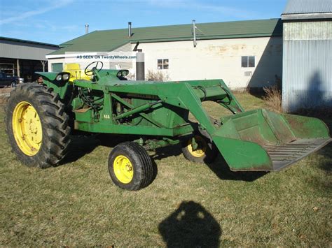 John Deere 3010 Diesel Wide Front End Loader Vintage