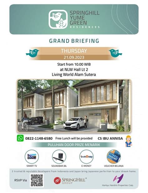 Grand Briefing Springhill Yume Green Residences, AEON Mall BSD City ...