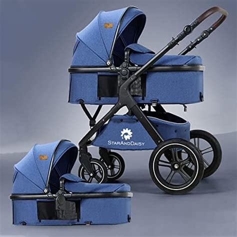 Buy LuvLap Galaxy Baby Stroller, Pram for Baby with 5 Point Safety ...