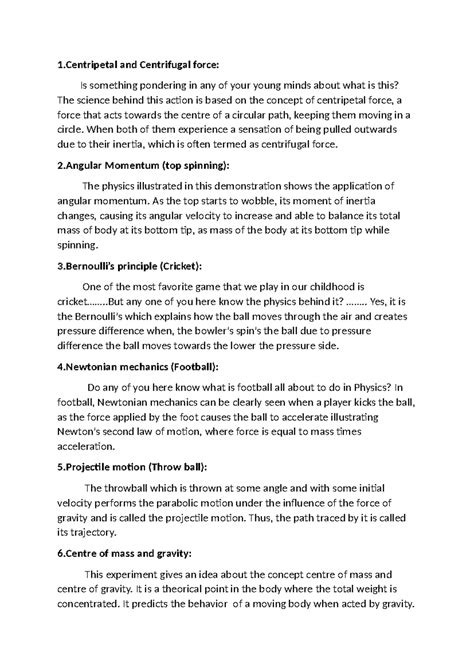 Physics Concepts Explored: Centripetal Force, Angular Momentum & More ...