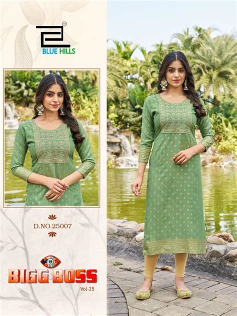 Blue Hills Bigg Boss Vol 25 Catalog plazo kurti description india indiamart