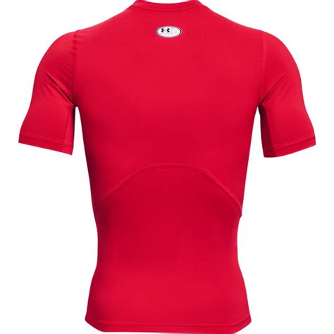 Męska koszulka treningowa UNDER ARMOUR UA HG Armour Comp SS - czerwona ...